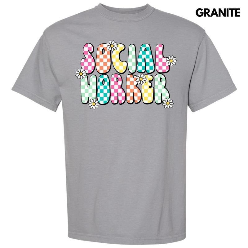 Colorful Social Worker Comfort Colors T-Shirt 'NLB' Hoodie, Sweatshirt | HypeCrazeTee.com
