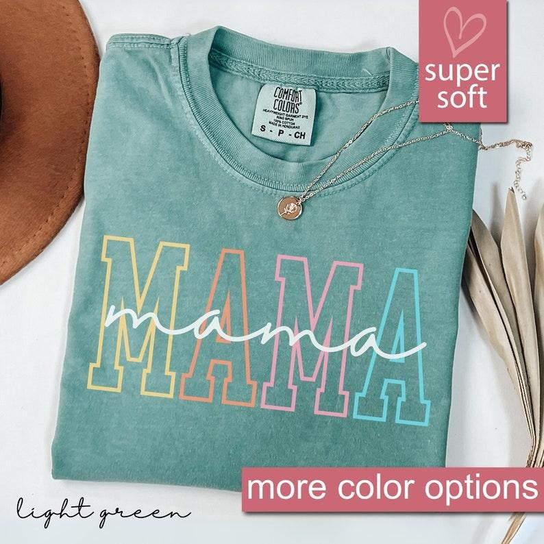 Comfort Colors Mama Shirt For Mothers Day Gift From Daughter, Mama Tshirt For Birthday Gift For Her Hoodie, Sweatshirt