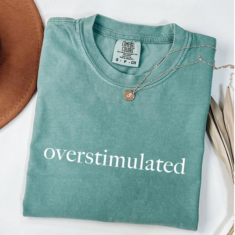 Comfort Colors Overstimulated Shirt for Mom, Cowboy Frog Shirt, Unhinged T-Shirt, Gen Z Shirt Hoodie, Sweatshirt