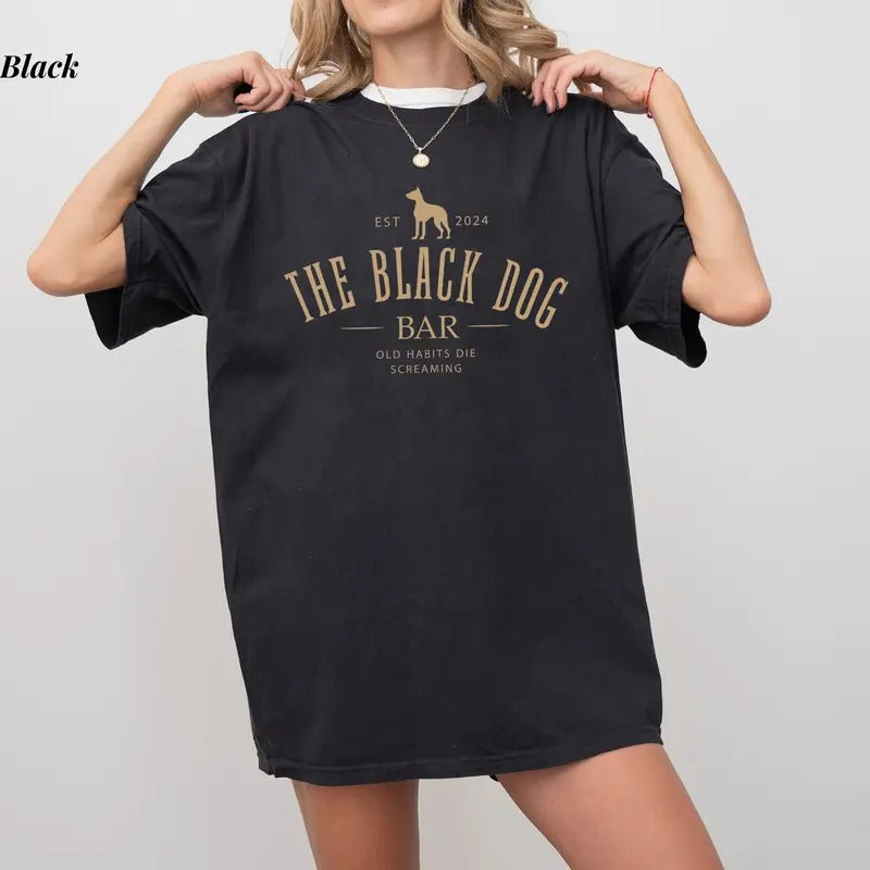 Comfort Colors The Black Dog T-Shirt, Unisex Concert Shirt, Perfect Gift Idea for Friends, Trendy and Comfortable Casual...