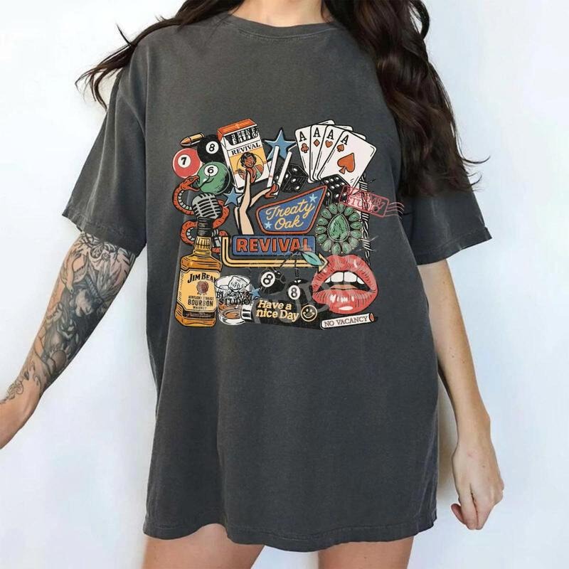 Comfort Colors Western Grunge Tattoo Shirt, Retro Cowgirl Outlaw Tee, Vintage Rodeo Graphic Top, Country Music Festival...