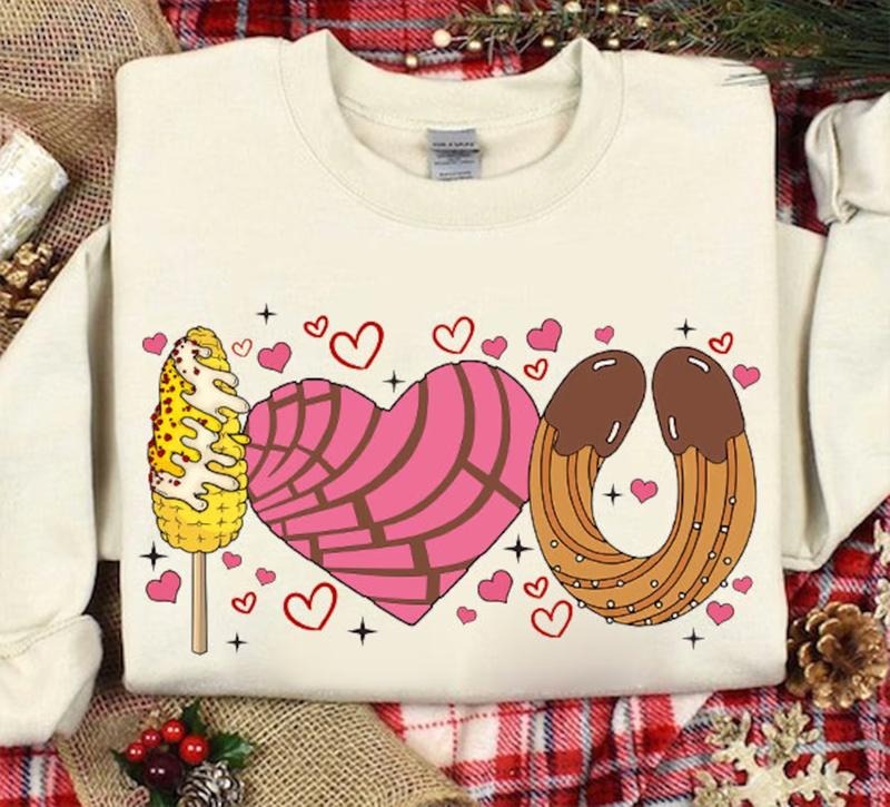 Conchas I Love You St Valentine Sweatshirt Comfortable Cute T-Shirts, Hoodie | HypeCrazeTee.com