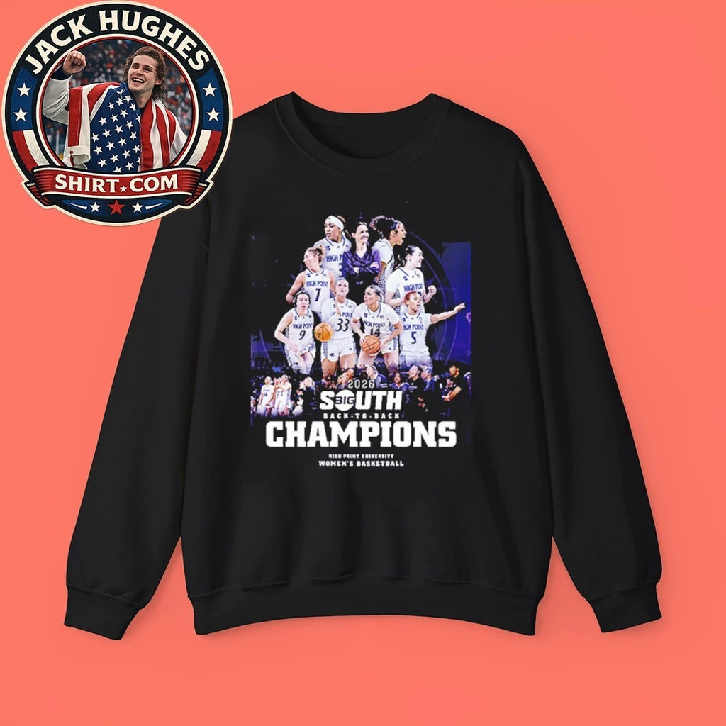 Congrats High Point Panthers Champions 2026 Big South Women’s Basketball Tournament Logo Graphic T-Shirt
