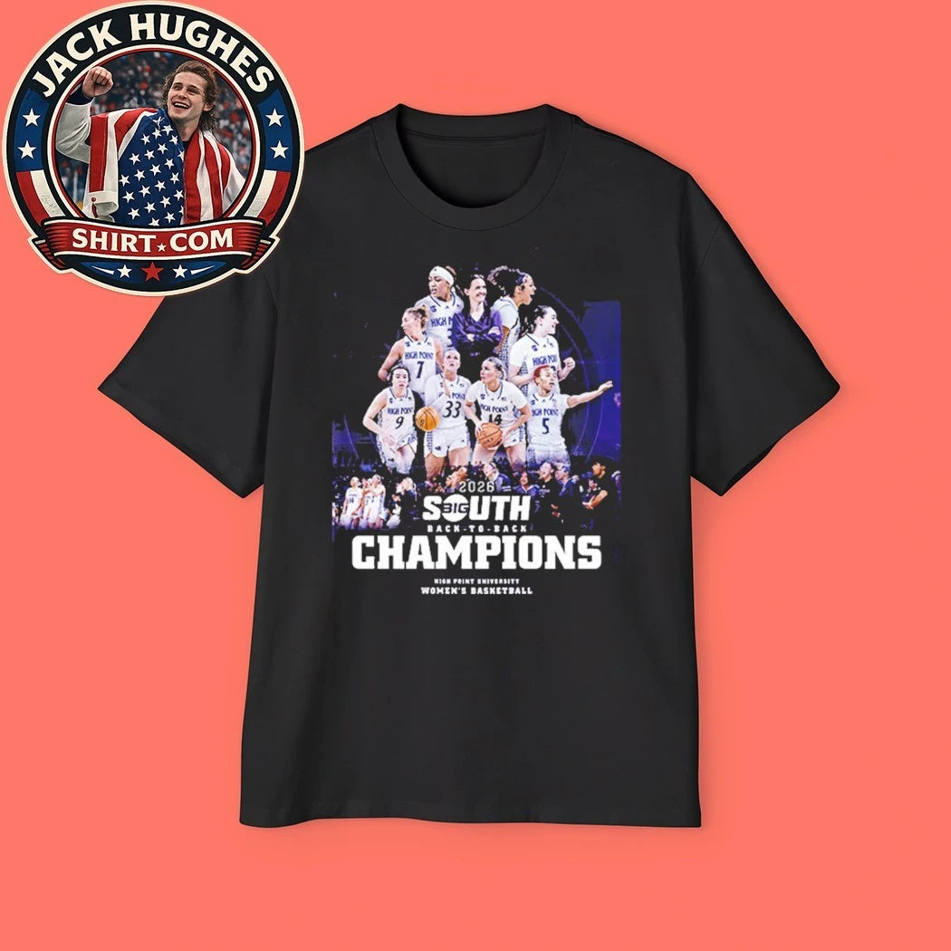 Congrats High Point Panthers Champions 2026 Big South Women’s Basketball Tournament Logo Graphic T-Shirt