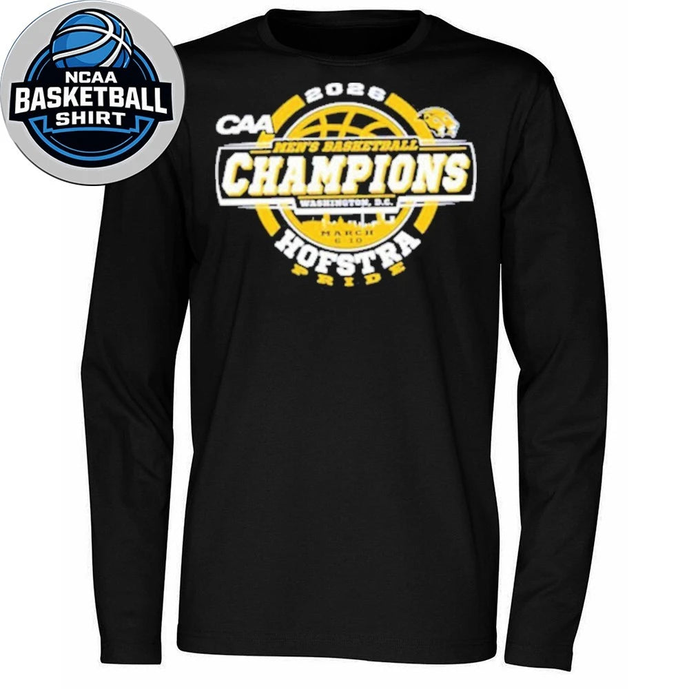 Congrats Hofstra University Pride Champions CAA Men’s Basketball Tournament 2026 Logo Shirt