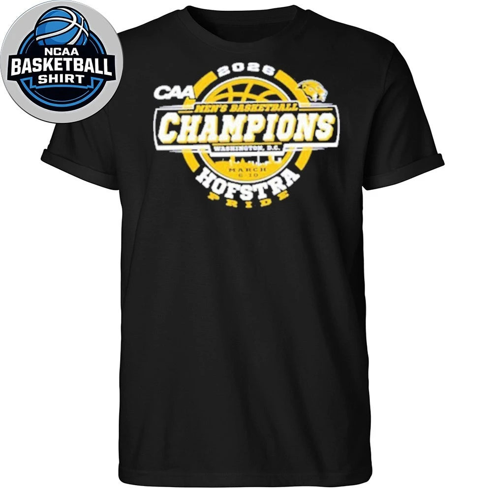 Congrats Hofstra University Pride Champions CAA Men’s Basketball Tournament 2026 Logo Shirt