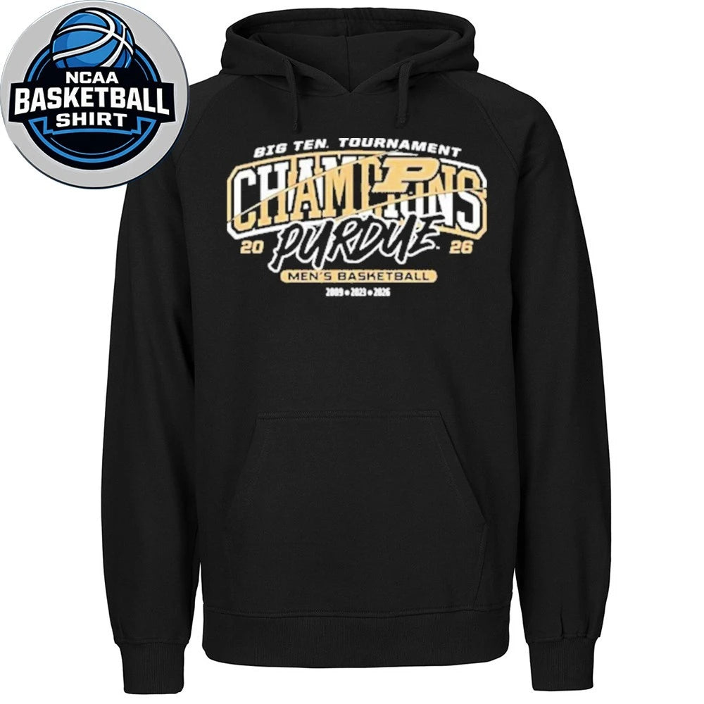 Congrats Purdue Boilermakers 2026 Big Ten Men’s Basketball Tournament Champions Logo Shirt