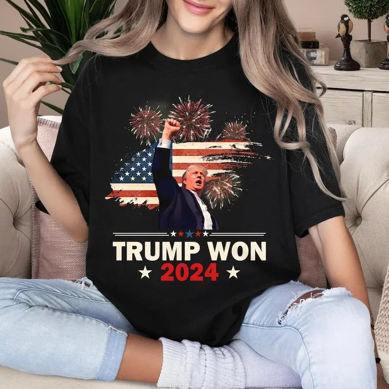 Congratulations 47 President Trump Inauguration T-Shirt, America President 2024 Shirt, Trump Won Shirt, Republican Shirt,...