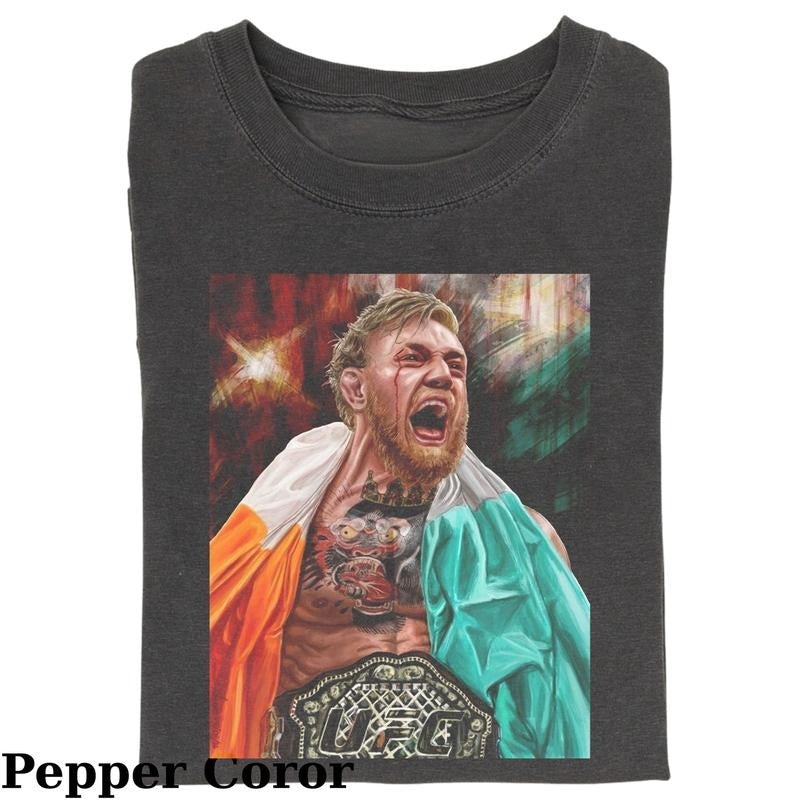 Conor McGregor Shirt, Ultimate Fighting Boxing Shirt, UFC Championship Conor McGregor Tshirt, Vintage 90s Graphic MMA...