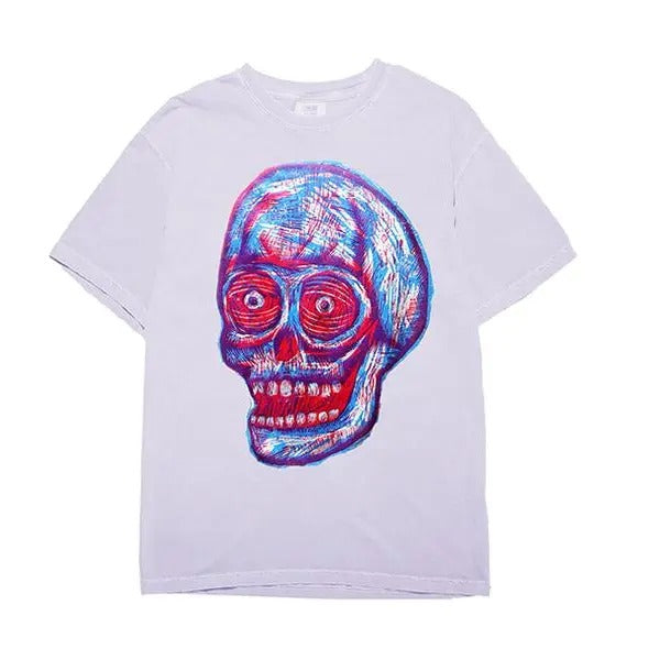Cool Burn Skull 23  Woodblock Hand-Printed T-Shirt Hoodie, Sweatshirt | HypeCrazeTee.com