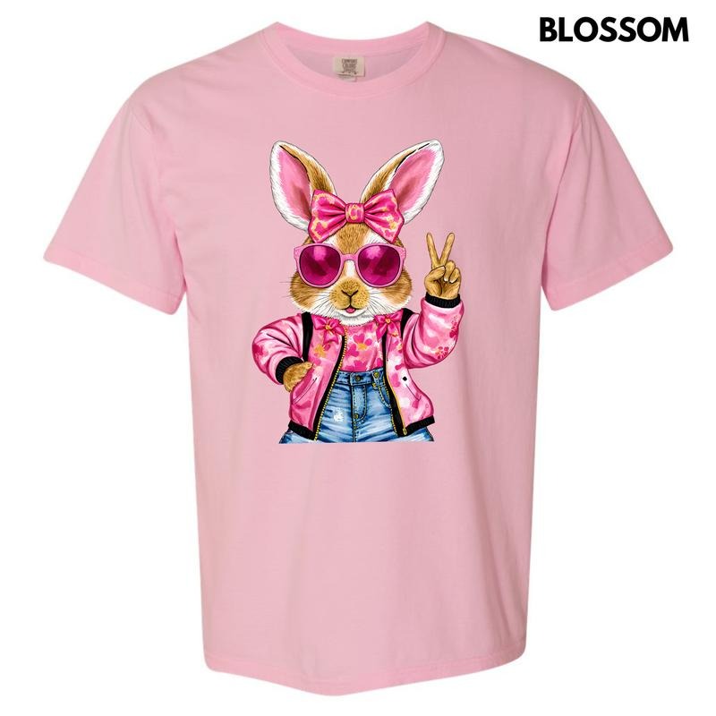 Cool Girl Bunny Comfort Colors T-Shirt 'NLB' Hoodie, Sweatshirt | HypeCrazeTee.com