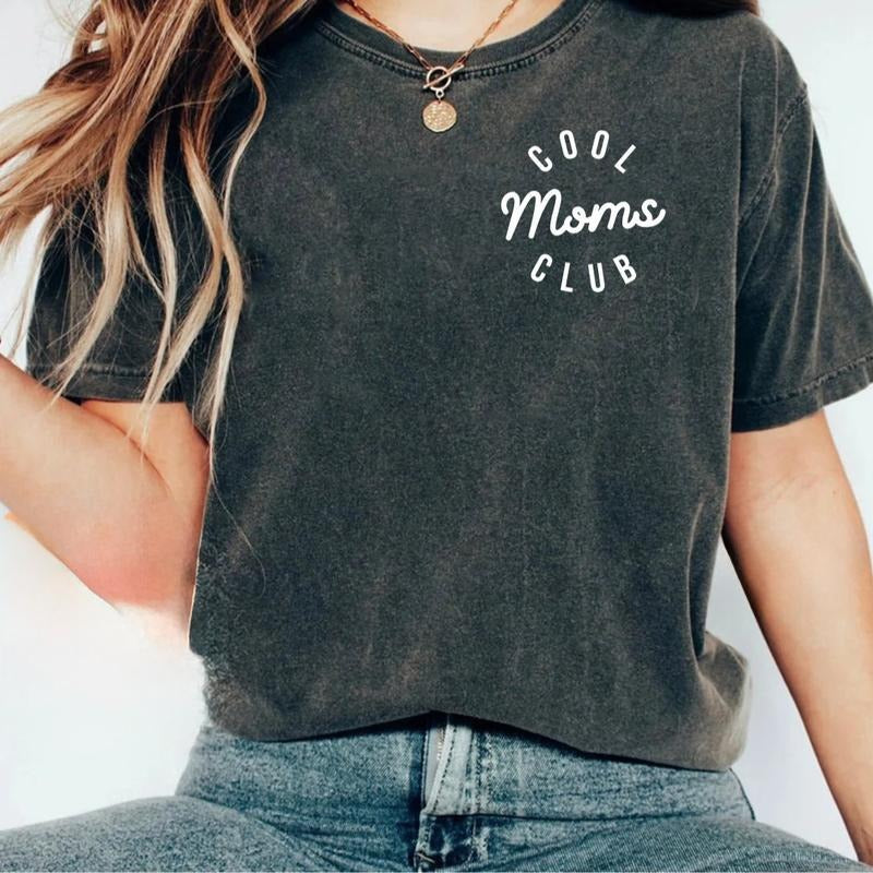 Cool Moms Club Shirt for Women Cool Mom TShirt for Mom Cool Mom T-Shirt for New Mom, Funny Gift for Mom to Be Hoodie,...
