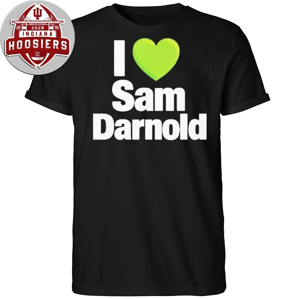 Cooper Kupp With I Love Sam Darnold Shirt