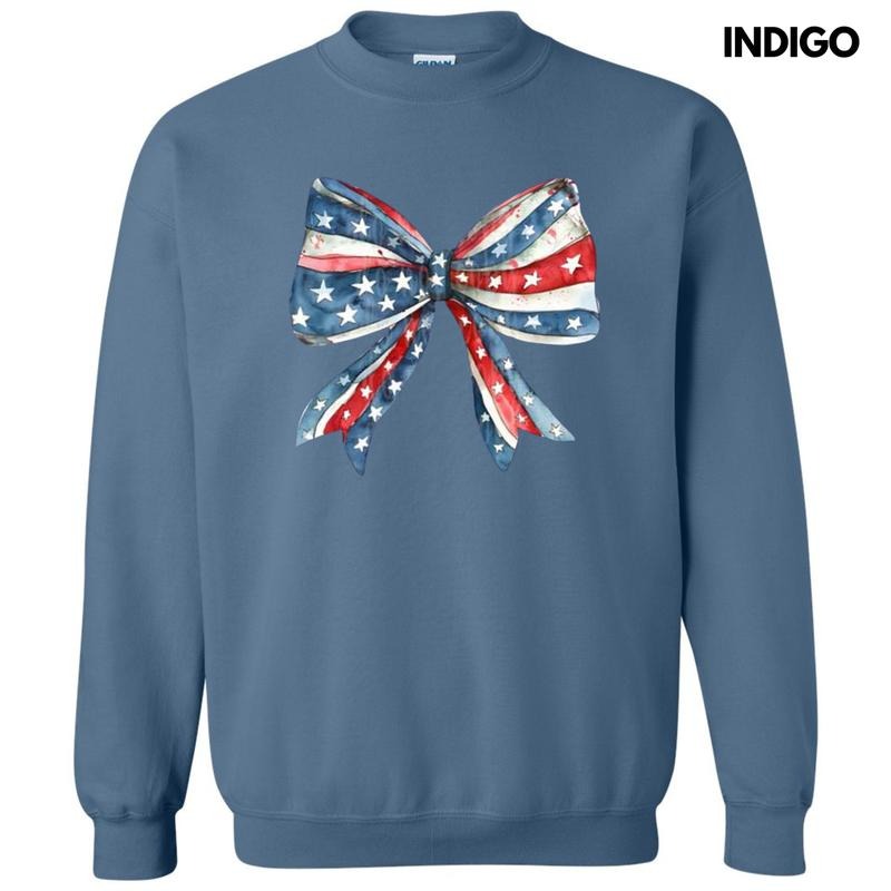 Coquette American Bow Sweatshirt T-Shirts, Hoodie | HypeCrazeTee.com