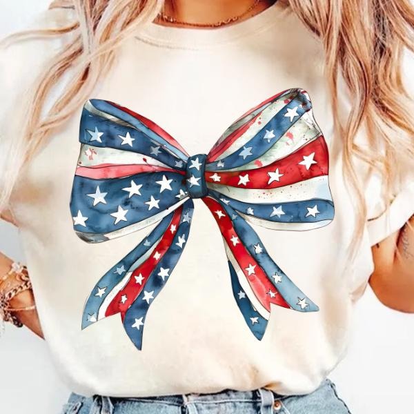 Coquette American Girl T-shirt, Coquette Bow T-Shirt For Women Shirt Hoodie, Sweatshirt | HypeCrazeTee.com