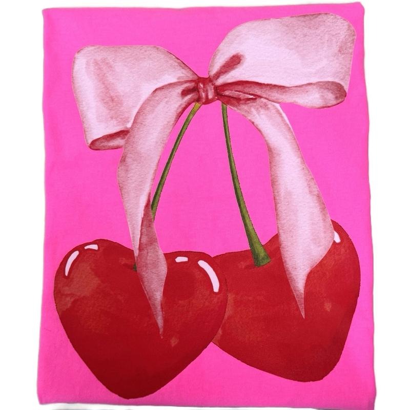 Coquette Cherries T-shirt Hoodie, Sweatshirt | HypeCrazeTee.com