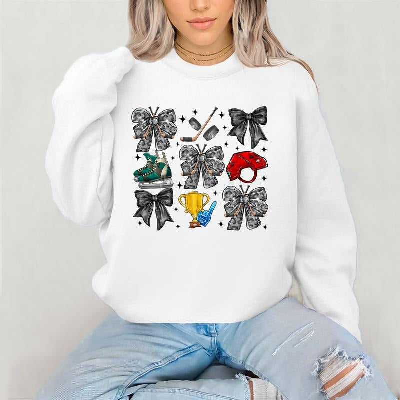 Coquette Hockey DTF Transfers - THIS IS NOT A SHIRT Hoodie, Sweatshirt | HypeCrazeTee.com