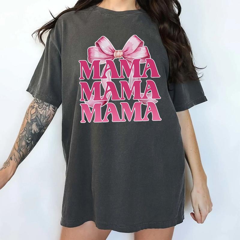 Coquette Mama Comfort Colors Shirt, Mama Vintage T-shirt, Coquette Mother's Day Gift, Gift For Mom,  Shirt For Women,...