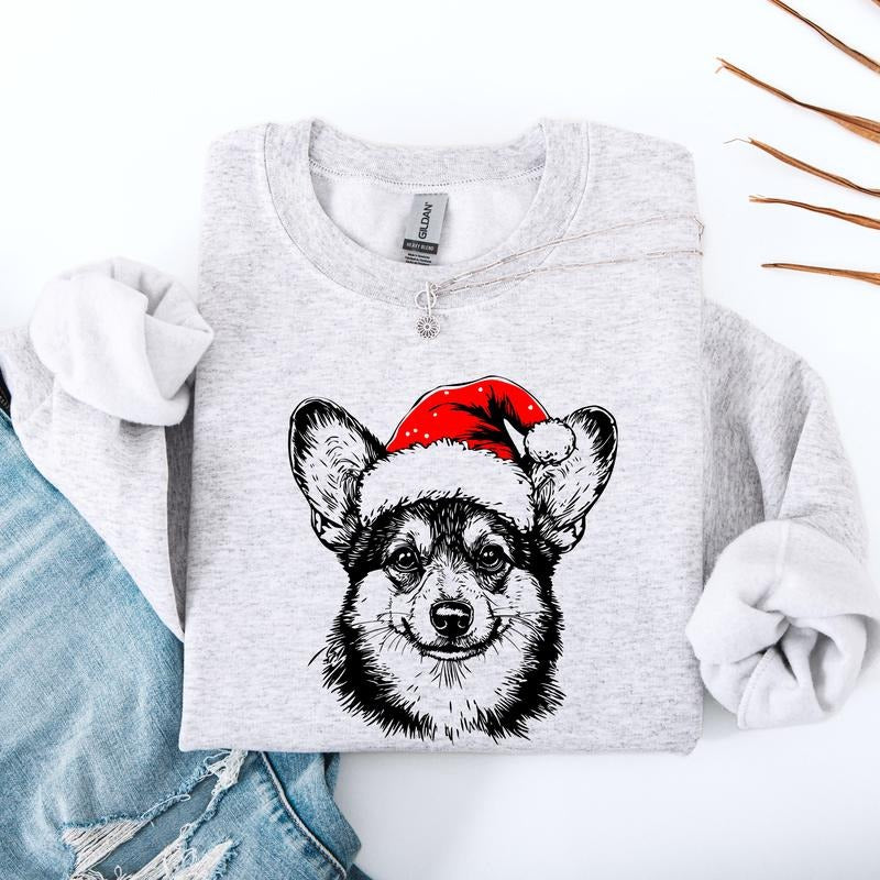 Corgi, Dog Lover Apparel, Pet, Dog Breed, Cute Sweatshirt, Crew Neck, Women's, Crewneck T-Shirts, Hoodie | HypeCrazeTee.com