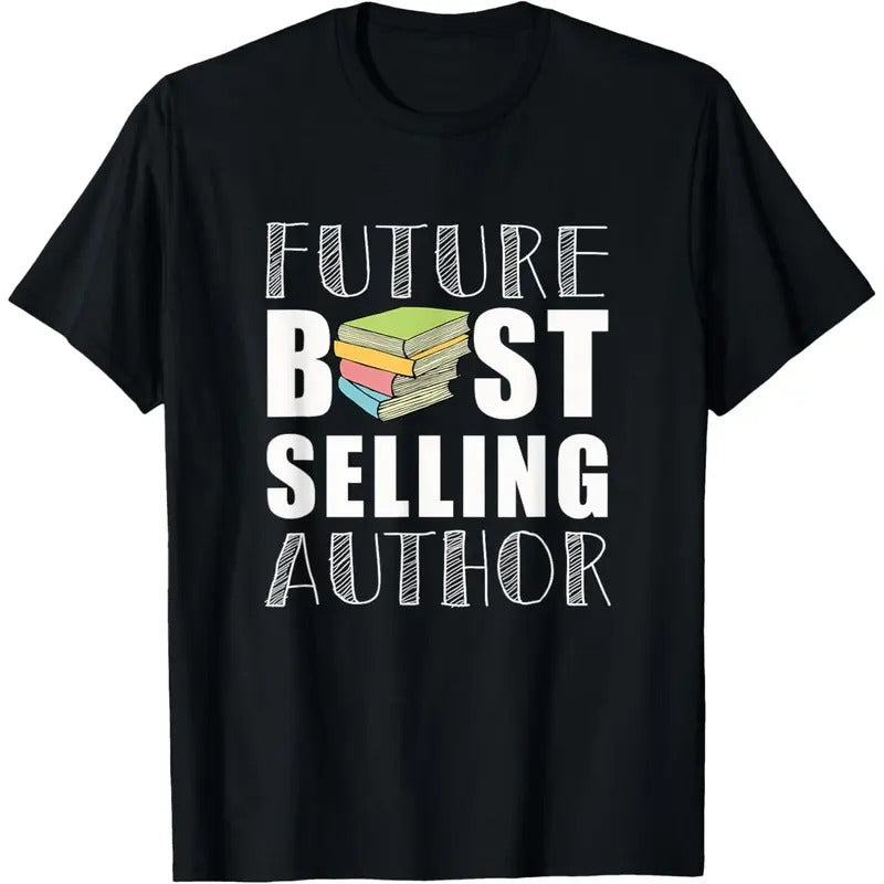 Cotton Short Sleeve Future Writer's Dream T-shirt