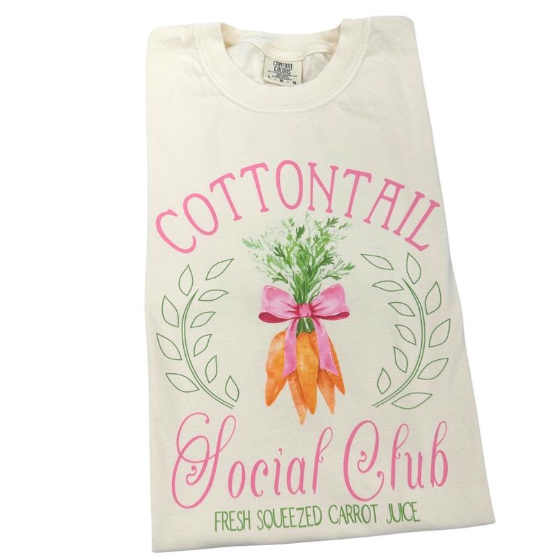 Cottontail Social Club Comfort Colors T-Shirt Hoodie, Sweatshirt | HypeCrazeTee.com