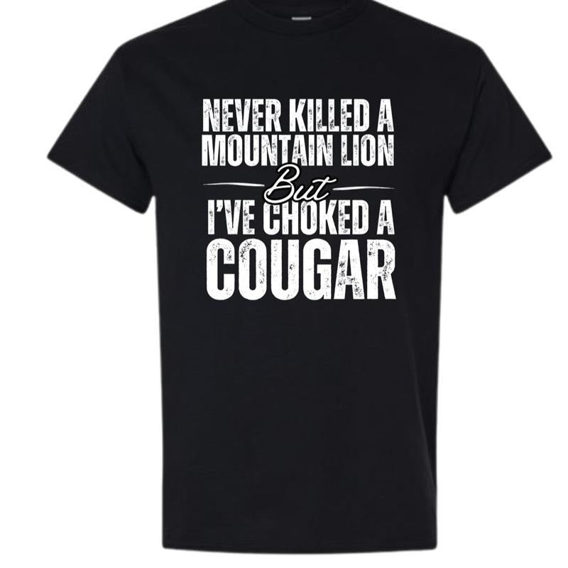 Cougar Shirt by Gildan Soft Style Tee, Bigthree Apparel Graphic Design for Men and Women