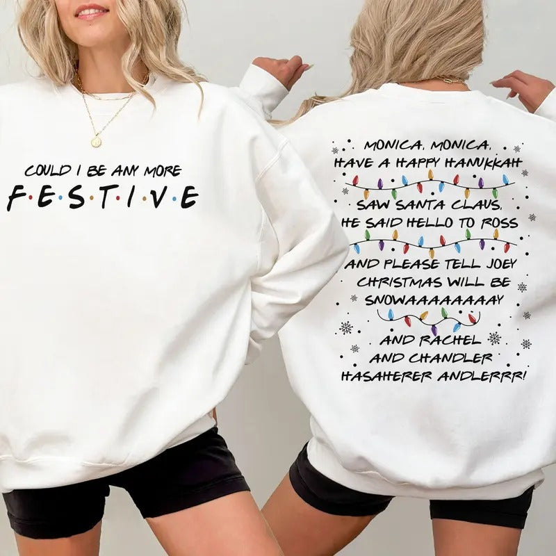 Could I be any more festive Phoebe's Song Sweatshirt ,Friends Inspired Holiday Crewneck Sweatshirt & Hoodie, Friends Show...