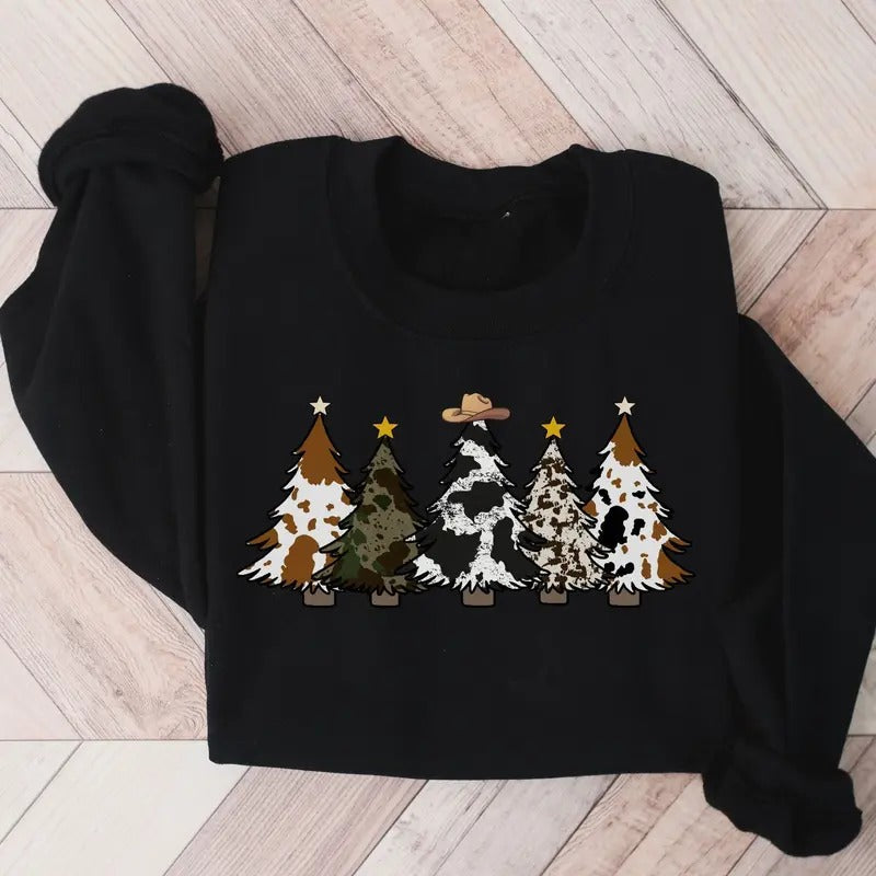 Country Cute Cowhide Cow Shirt Cow Lover Xmas Farm Cows T-Shirts, Hoodie, Sweatshirt
