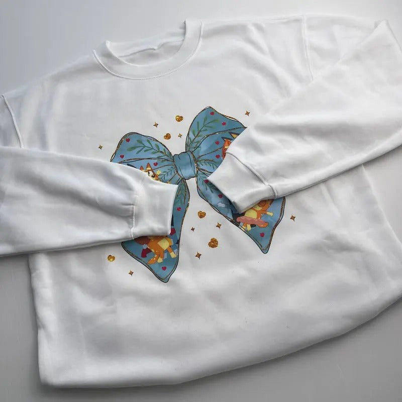 Couple Xoxo Sweatshirt, Blueeyy Tee, Valentine Cartoon T Shirt, Mothers day gift, family matching Hoodie | HypeCrazeTee.com