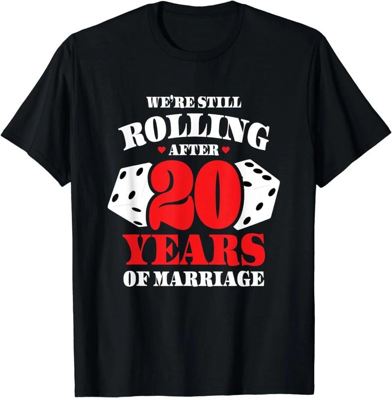 Couples Married 20 Years - Funny 20th Wedding Anniversary T-Shirt Hoodie, Sweatshirt | HypeCrazeTee.com