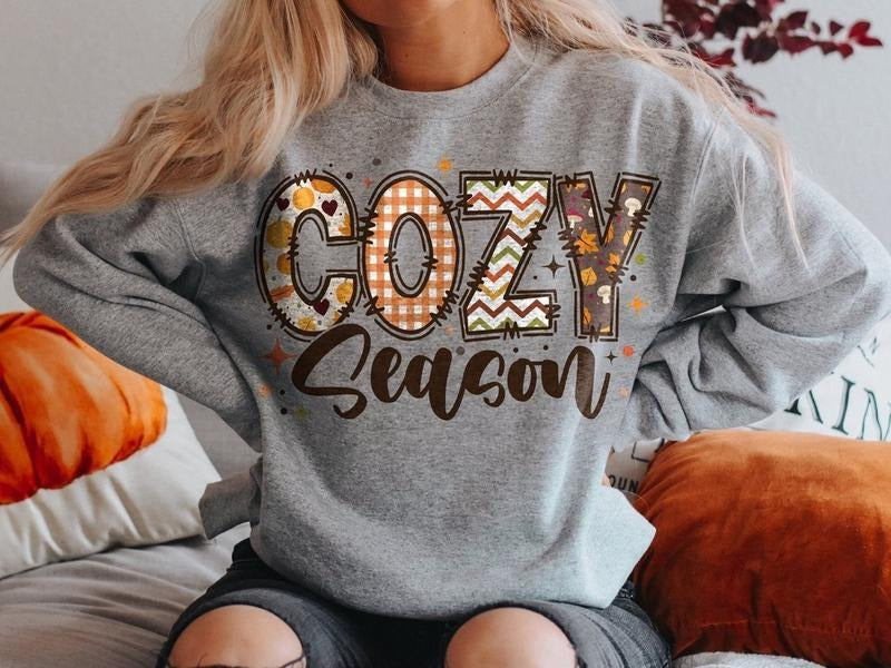 Cozy season happy fall Halloween shirt Womens Sweatshirt Unisex Hoodie | HypeCrazeTee.com