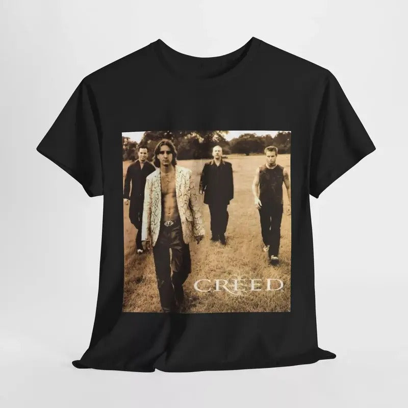 Creed Tshirt Vintage Rock Band Album Cover Garage Beers Unisex Heavy Cotton Tee Tshirt Hoodie, Sweatshirt | HypeCrazeTee.com