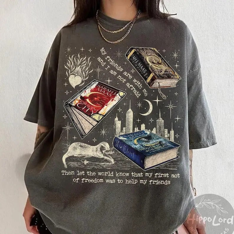 Crescent City Shirt Lunathion Light Up SJM Fan Shirt SJM Lunathion Crescent City Book Lover Cotton T-Shirts, Hoodie, Sweatshirt
