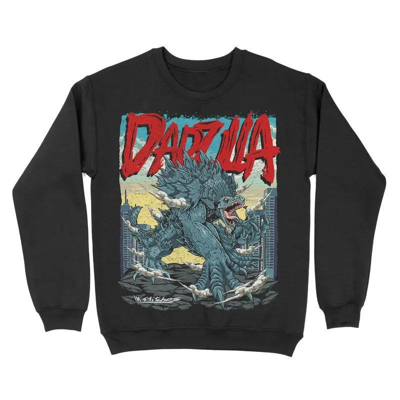 Crewneck Sweatshirt - Dadzilla, Halloween, Fall, Spooky Sweatshirt, Gift for Dad, Monster Sweatshirt T-Shirts, Hoodie