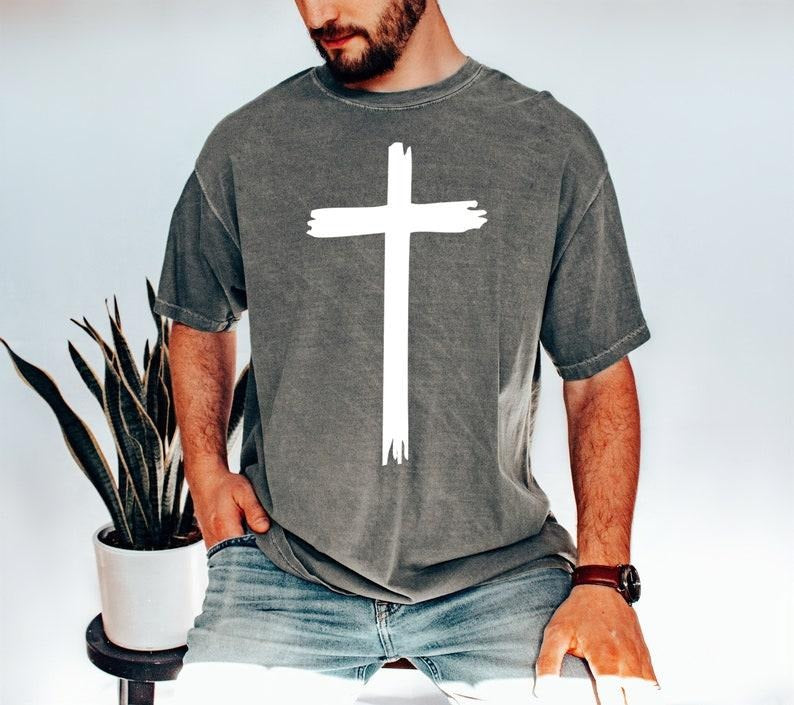 Cross T-Shirt, Christian Shirt, Faith Shirts, Christian Easter Shirt, Jesus Shirts, Religious Shirt, Church Gift ...