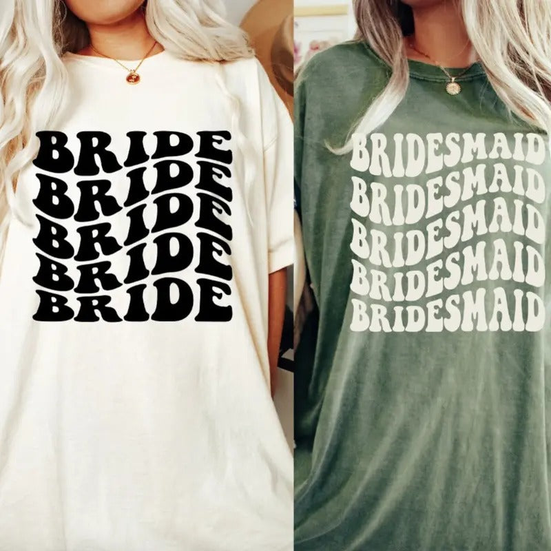 Custom Bride Shirt, Retro Bachelorette Shirt, Bachelorette Party Shirt, Bridal Gift, Honeymoon Gift, Bachelorette Party,...