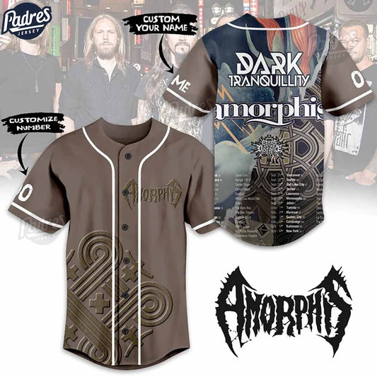 Custom Dark Tranquillity Band Baseball Jersey - Padres Jersey Oasis: Elevate Your Baseball Style Game