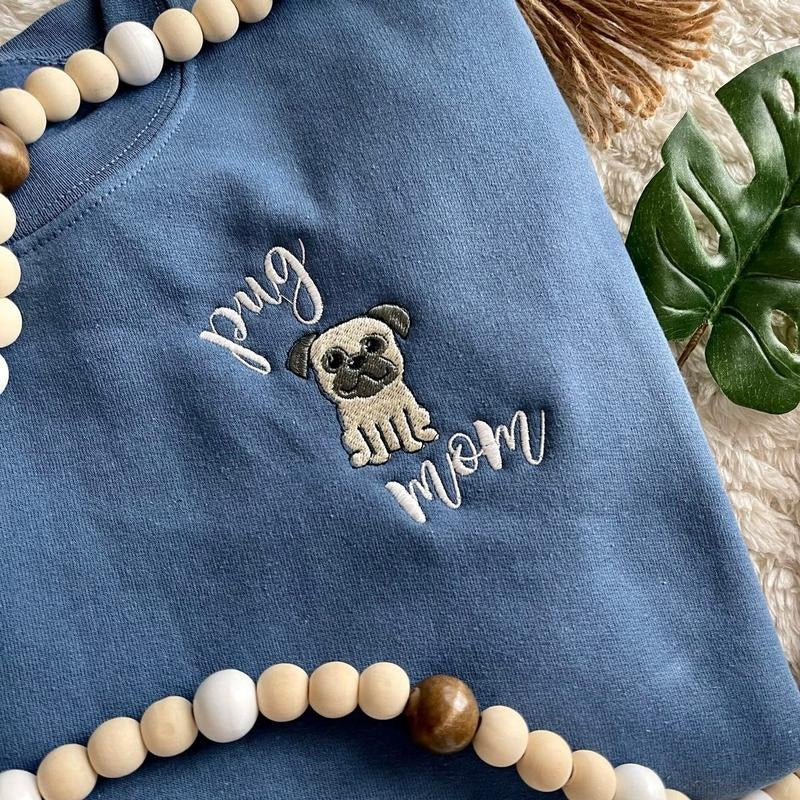Custom Embroidered Dog Sweatshirt T-Shirts, Hoodie | HypeCrazeTee.com