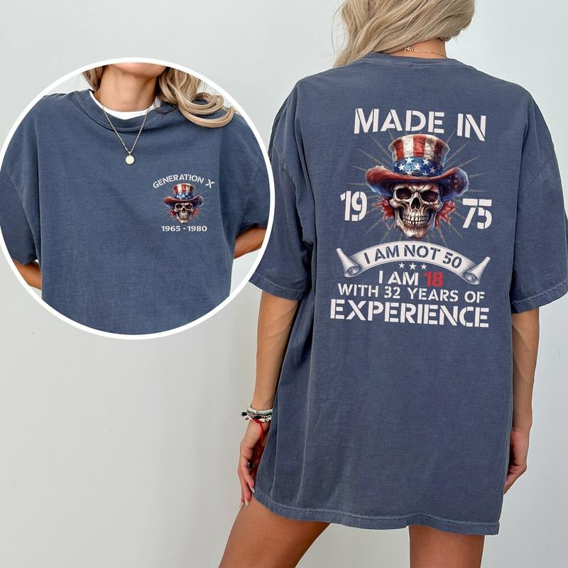 Custom Generation X Comfort Colors Shirt Persionalized Custom Birth Year Gen X T-Shirts, Hoodie, Sweatshirt