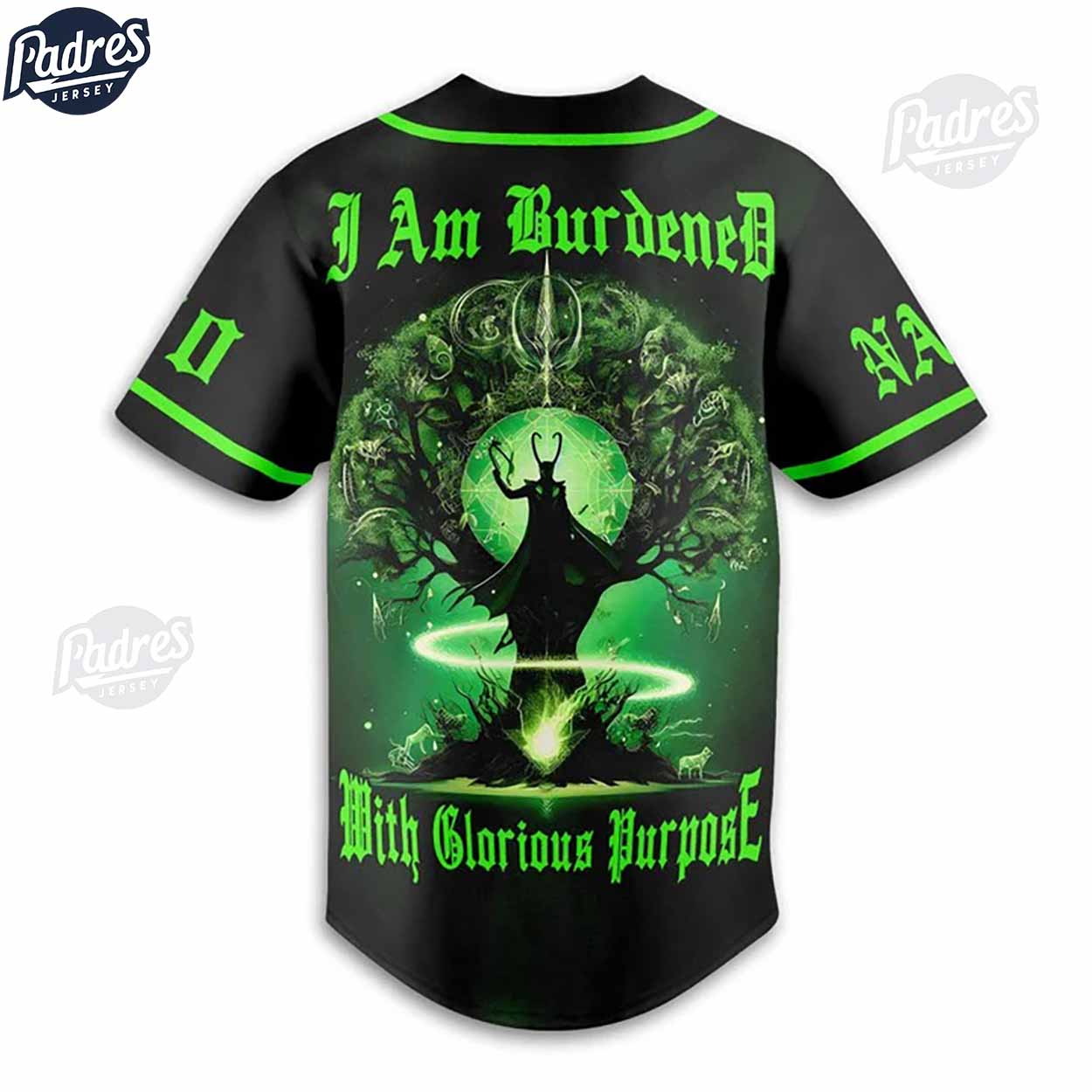 Custom Marvel Loki Baseball Jersey - Padres Jersey Oasis: Elevate Your Baseball Style Game