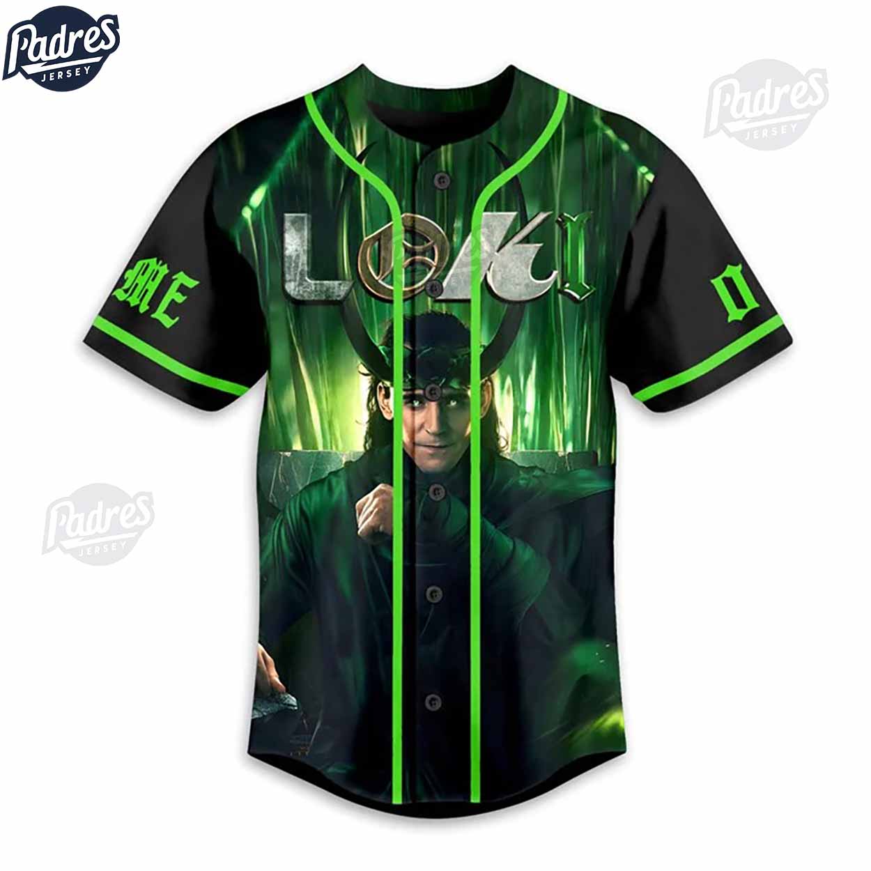 Custom Marvel Loki Baseball Jersey - Padres Jersey Oasis: Elevate Your Baseball Style Game