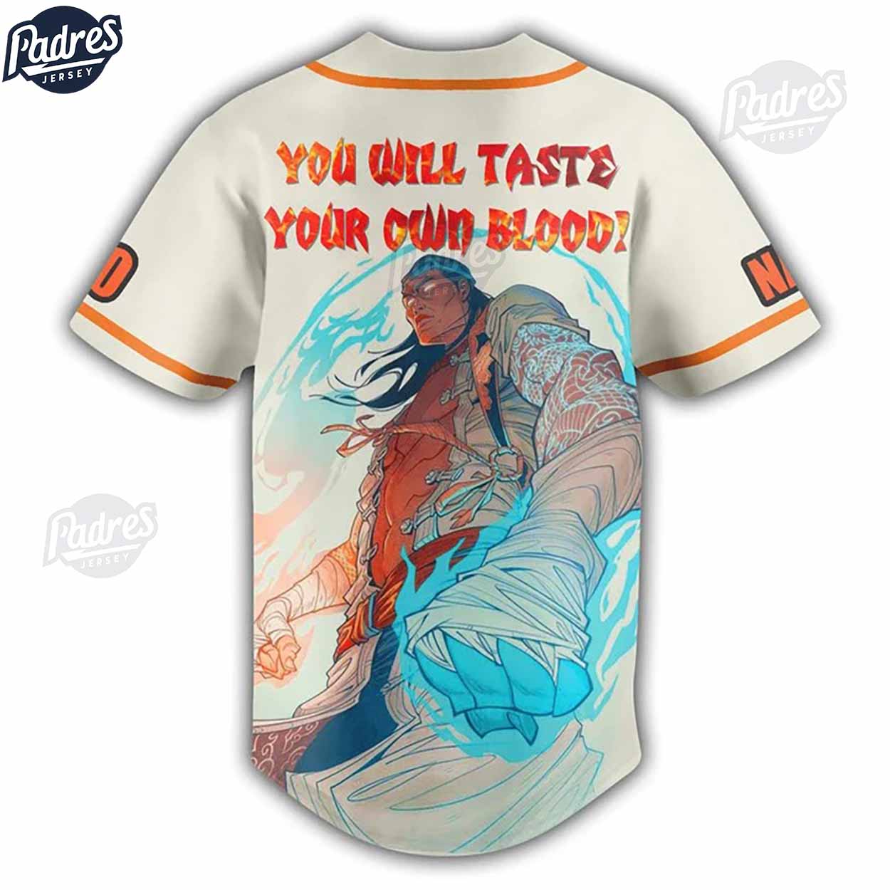 Custom Mortal Kombat Liu Kang Baseball Jersey - Padres Jersey Oasis: Elevate Your Baseball Style Game