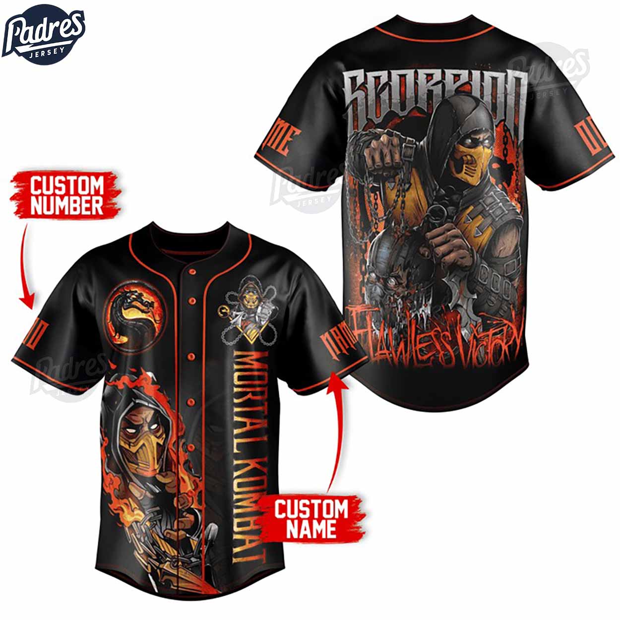 Custom Scorpion Baseball Jersey - Padres Jersey Oasis: Elevate Your Baseball Style Game