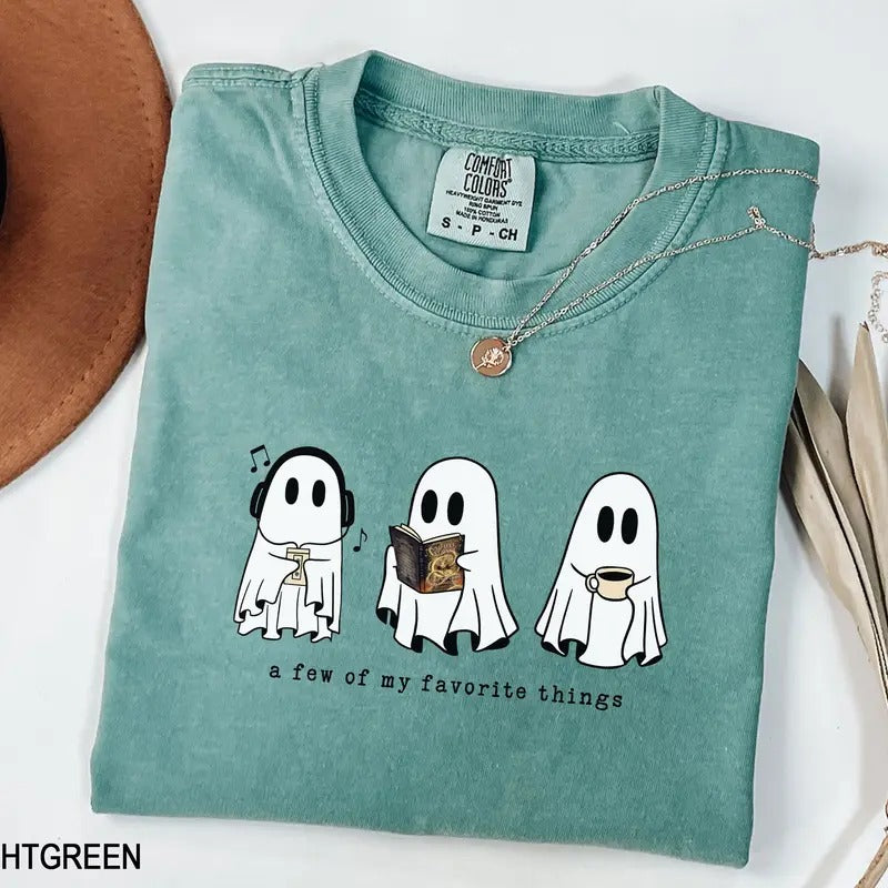 Cute Acotar Ghost Shirt, A Few Of My Favorite Things Ghosts t-shirt, House of Flame and Shadow, Crescent City t-shirt,...