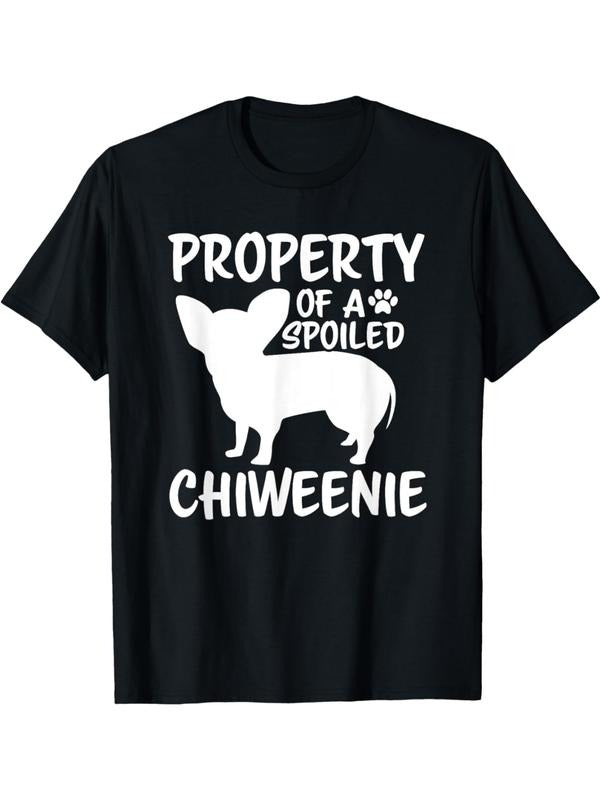 Cute Chiweenie T-Shirt Funny Dog Owner Mom Dad Graphic Casual Wear For Pet Lovers Streetwear Man Hoodie, Sweatshirt