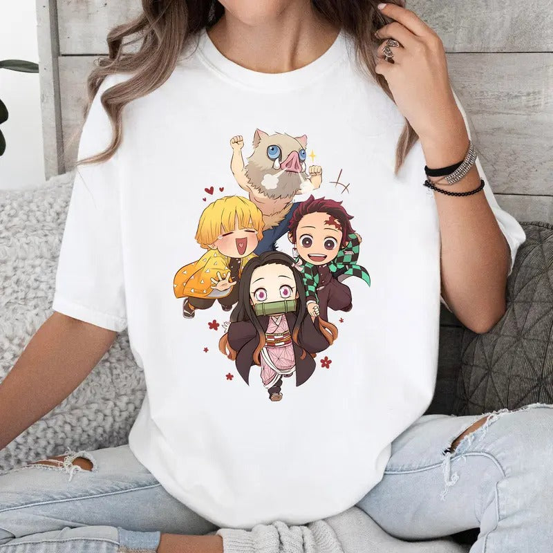 Cute DM Characters Breath Shirt Crewneck Hoodie Comfort Cotton Sweatshirt | HypeCrazeTee.com