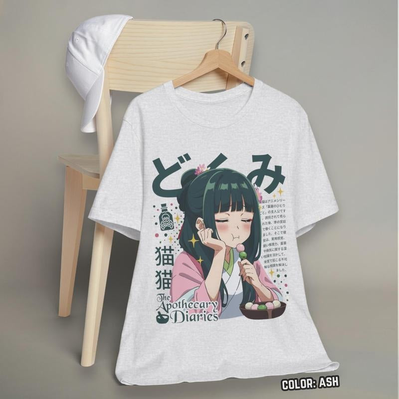 Cute Japanese Anime Shirt, Apothecary Romance Anime Tshirt, Otaku Shirts, Japanese Manga Tshirt Hoodie, Sweatshirt
