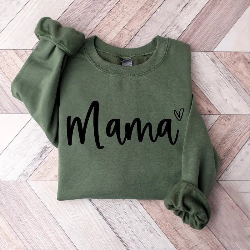 Cute Mama Sweatshirt, Grandma Sweatshirt, Nana Sweatshirt, Gift For Mother T-Shirts, Hoodie | HypeCrazeTee.com
