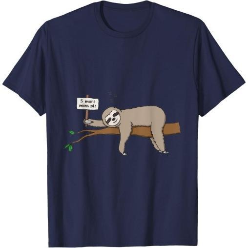 Cute Sleeping Sloth T Shirt Funny Lazy Tired Napping Tshirt T-Shirt Made in USA Hoodie, Sweatshirt | HypeCrazeTee.com