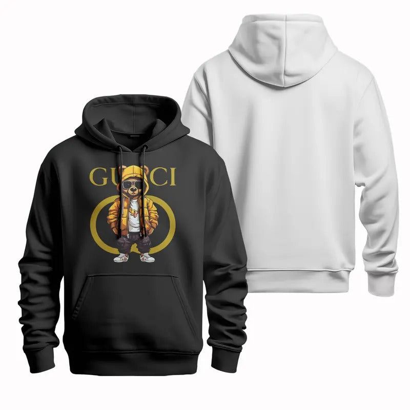 Cute bear cool T-shirt, crewneck sweatshirt, hooded sweatshirt In the fashion circle, the tide is responsible,...